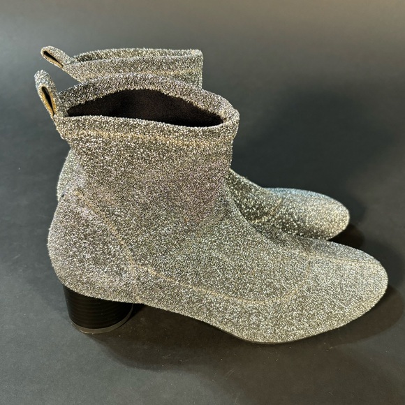 Zara Glitter Sock Booties - Picture 2 of 12